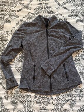 lululemon athletica Dark Gray Full-Zip Utility Jacket